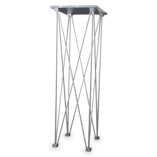 Desk Dj Completo 50x50 H150 Silver