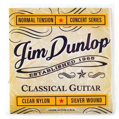 1 Dunlop DCV120 Concert Series Set 6 Corde per Chitarra Classica
