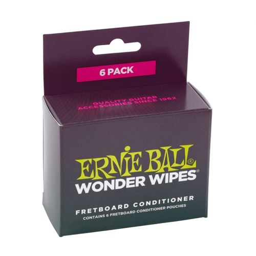 Ernie Ball Wonder Wipes Fretboard Conditioner (6 pezzi)