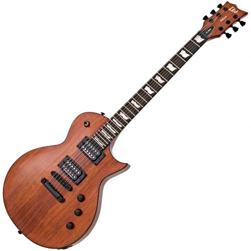 ESP LTD EC-1000 Koa Natural Gloss - Chitarra Elettrica Tipo Gibson Les Paul Top in Koa