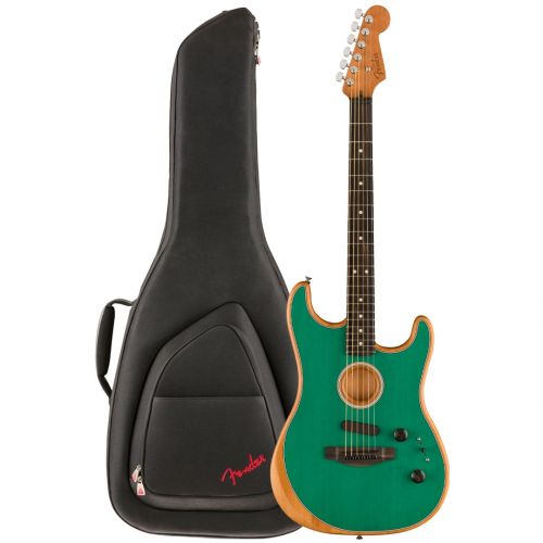 Fender American Acoustasonic Stratocaster EB Aqua Teal LTD
