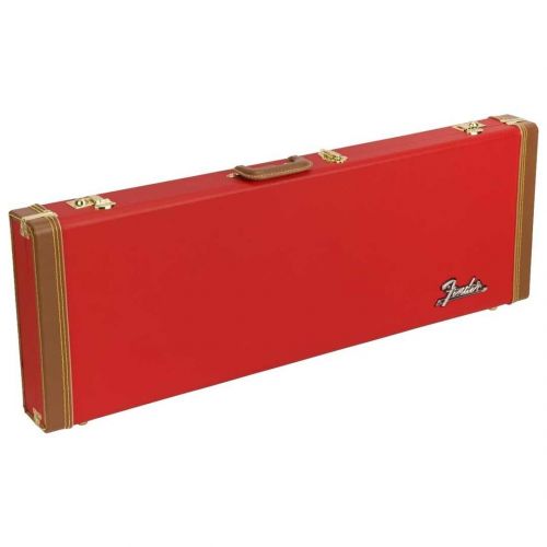 Fender Classic Wood Case Strat/Tele Fiesta Red