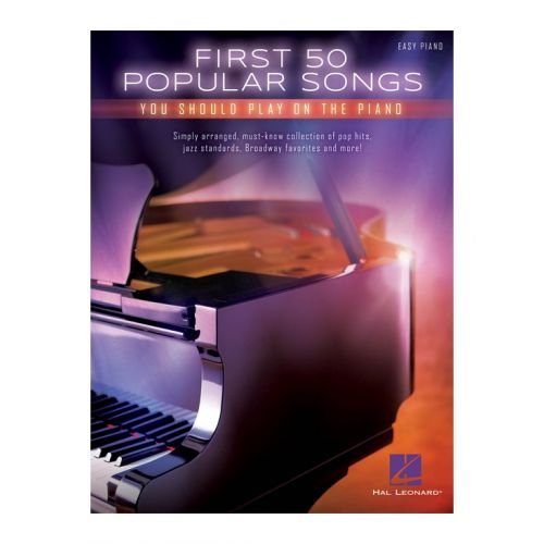Hal Leonard First 50 Popular Songs per Pianoforte