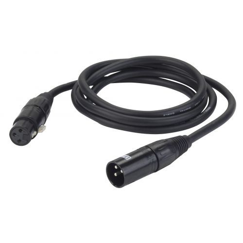 DAP FLX09 DMX/AES-EBU XLR/M 3P to XLR/F 3P 1,5 m