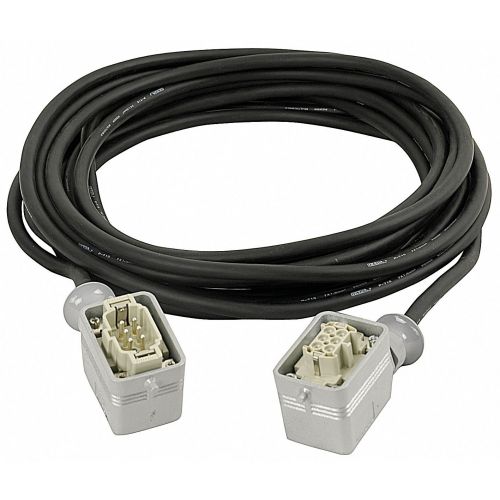 SHOWTEC Power Multicable 6 Pole Male-Female 10m