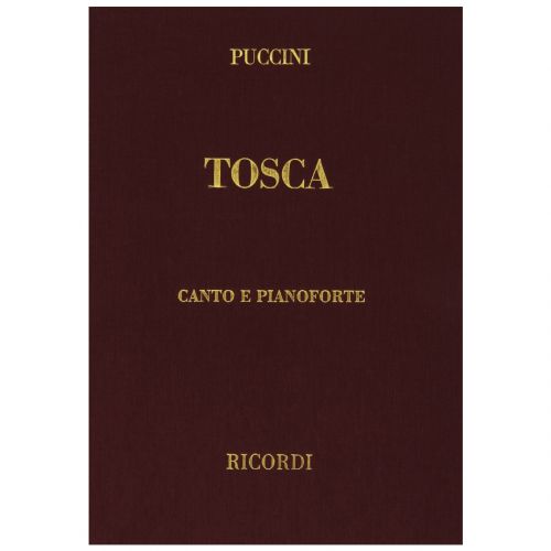 1 G. Puccini Ricordi Tosca Opera Completa Spartito Canto e Pianoforte