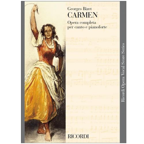 1 Georges Bizet Ricordi Carmen Spartiti Canto e Pianoforte