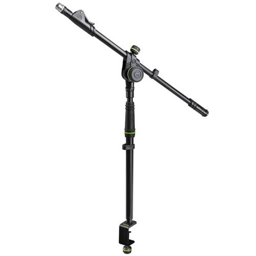 Gravity MS 0200 SET1 - Asta per microfono per montaggio su tavolo con morsetto da tavolo e braccio