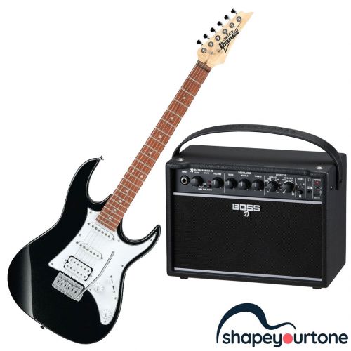 IBANEZ GRX40 Black Night + BOSS Katana-Mini X