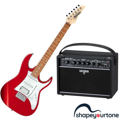 IBANEZ GRX40 Candy Apple + BOSS Katana-Mini X
