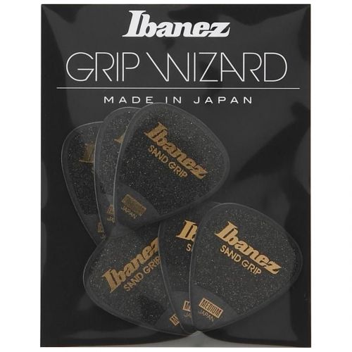 Ibanez PPA14MSG-BK - Plettri Serie Grip Wizard Sand Grip 0.80mm (6pz)