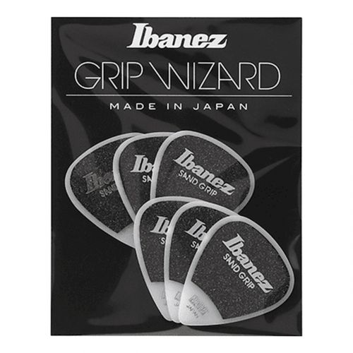 Ibanez PPA14MSG-WH - Plettri Bianchi Grip Wizard Sand Grip 0.8mm 6pz