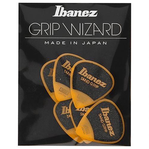 Ibanez PPA16MSG-YE - Plettri Gialli Grip Wizard Sand Grip 0.8mm 6pz
