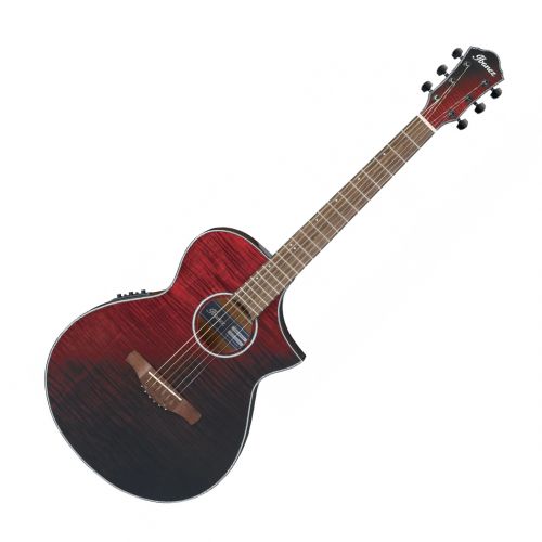 Ibanez AEWC32FM Red Sunset Fade - Chitarra Elettroacustica