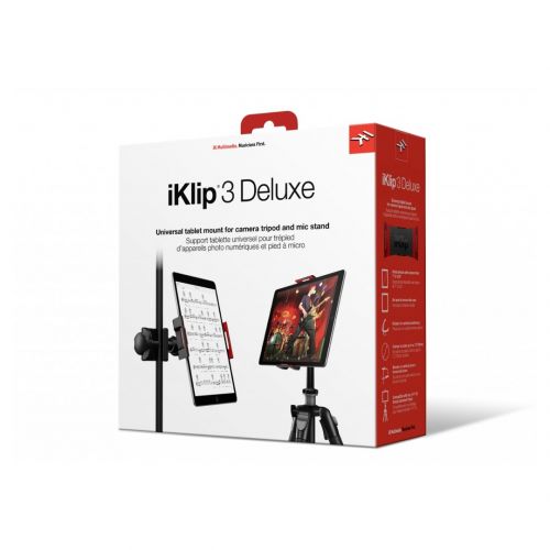 IK Multimedia iKlip 3 Deluxe - Supporto Universale per Tablet/iPad