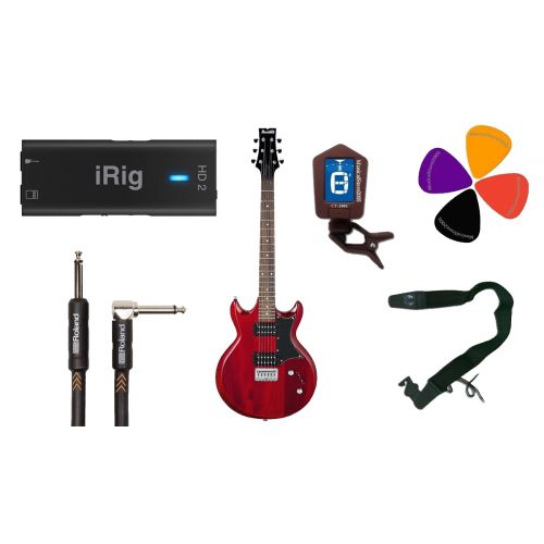 Guitar Recording Pack: iRig HD2 / IBANEZ GAX30 TR / Accessori