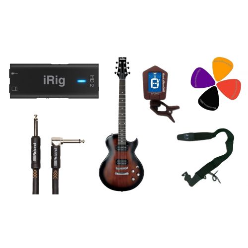 Guitar Recording Pack: iRig HD2 / IBANEZ GART60 WNS / Accessori