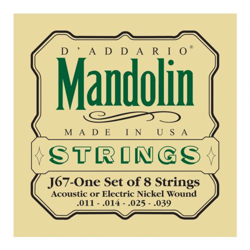D'ADDARIO J67 - Muta per Mandolino Acustico / Elettrico (011/039)
