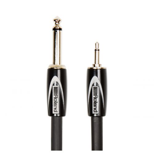 ROLAND Cavo Professionale Serie Black Jack Mono 6.3mm / MiniJack Mono 3mt