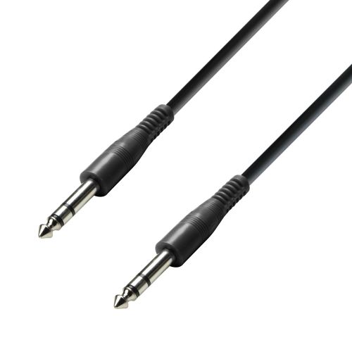 0 Adam Hall Cables BVV 0150 ECO - Cavo patch jack Stereo da 6,3 mm a jack Stereo da 6,3 mm 1,5 m