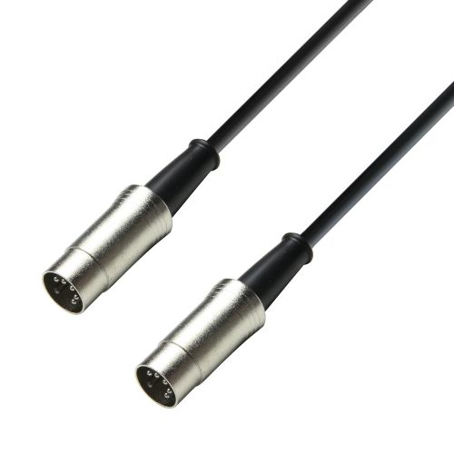 Adam Hall Cables K3 MIDI 0300 BLK-5 - Cavo MIDI 3 m nero a 5 poli