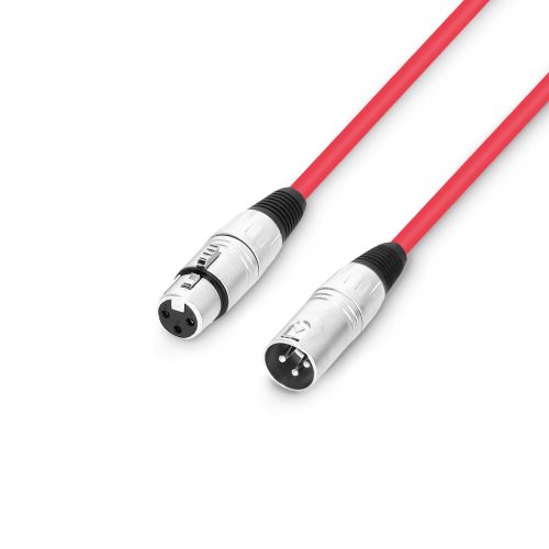 Adam Hall Cables 3 STAR MMF 0100 RED 1m