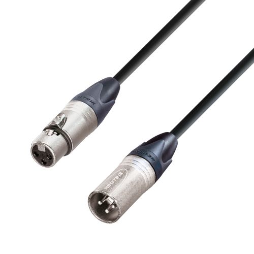 Adam Hall Cables K5 DMF 0150 - Cavo audio digitale AES/EBU 110 Ohm Neutrik XLR maschio a XLR femmina 1,5 m