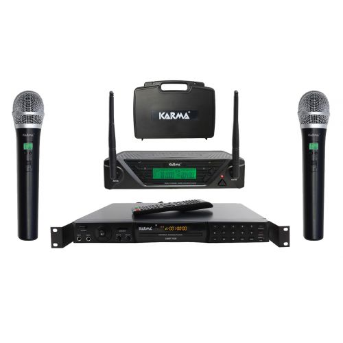 KARMA Live Bar/Karaoke Pack Lettore / Radiomicrofono Bundle