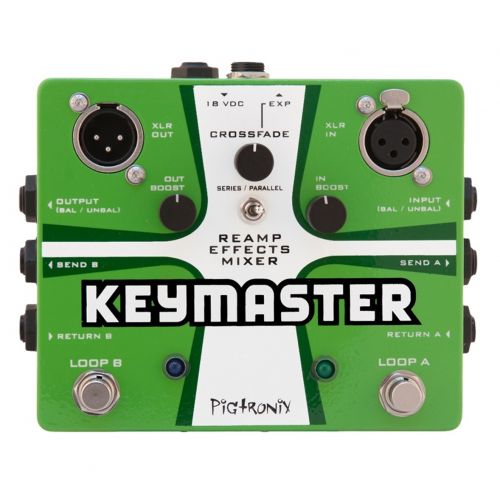 PIGTRONIX KEYMASTER - Mixer a Pedale Serie / Parallelo