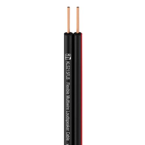 0 Adam Hall Cables KLS 215 FLB - Cavo per Altoparlanti 2 x 1,5 mm² nero