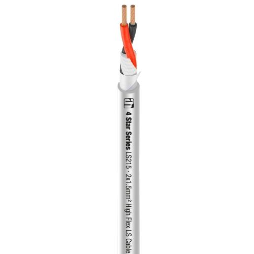 0 Adam Hall Cables KLS 215 W - Cavo per Altoparlanti 2 x 1,5 mm² bianco