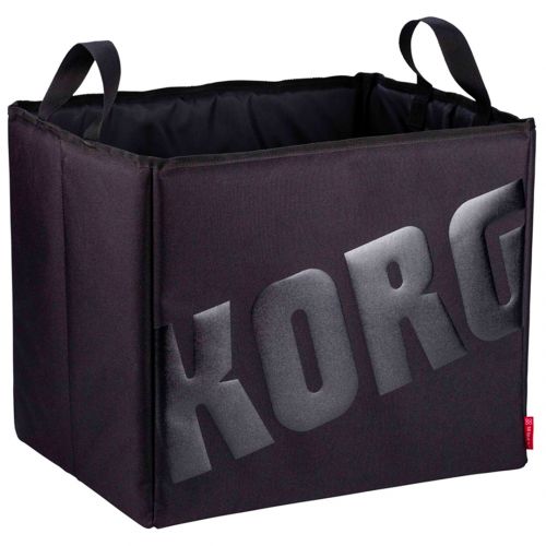 Korg RC-L Black - Borsa Imbottita Nera per 100 LP Dischi Vinili da 12"