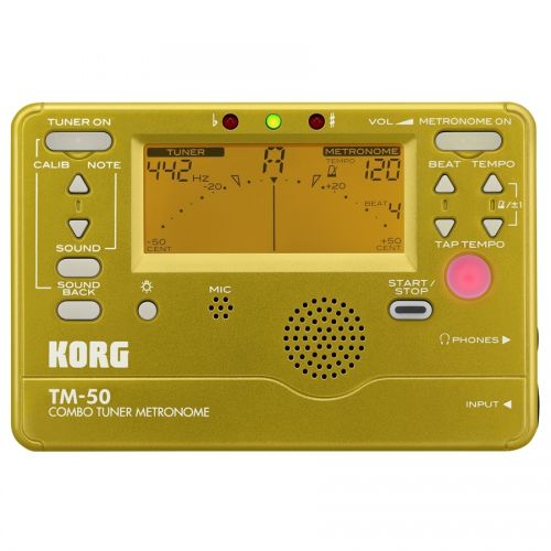 KORG TM-50 GD - Accordatore / Metronomo Gold