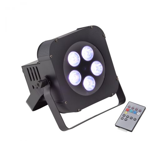 SOUNDSATION - PAR LED 5x18W RGBWA+UV 6in1 a batteria 1