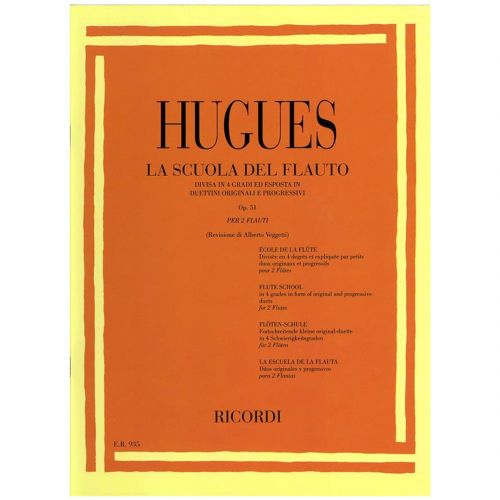 1 L. Hugues Ricordi La Scuola Del Flauto Op. 51 - I Grado