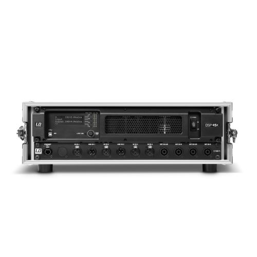 0 LD Systems DSP 45 K RACK - 4-Channel DSP Power Amplifier and Patchbay in 19" Rack Case