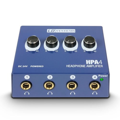 LD Systems HPA 4 - Amplificatore per Cuffie a 4 Canali