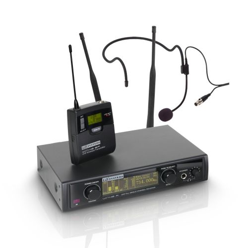 LD Systems WIN 42 BPH - Sistema per Radiomicrofono con Belt Pack e Headset