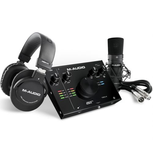 1 M-Audio AIR 192 4 Vocal Studio Pro Interfaccia Audio, Microfono e Cuffie
