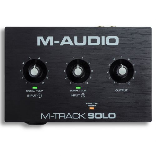 M-Audio M-Track Solo - Interfaccia Audio USB per Mac e PC