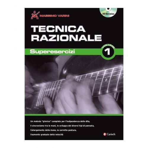 Carisch Massimo Varini Tecnica Razionale - Esercizi di Tecnica per Chitarra Libro + DVD