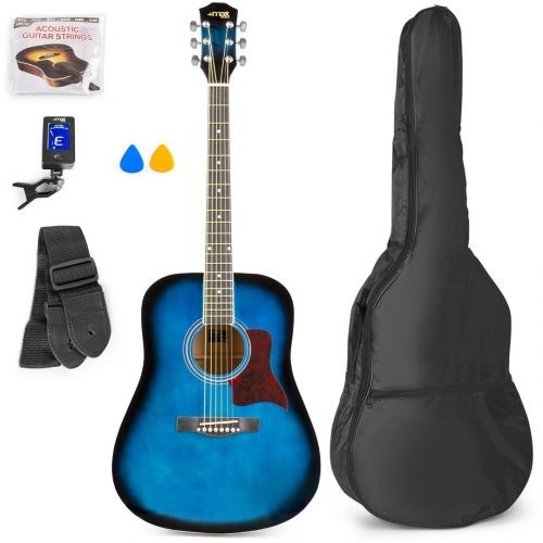MAX SoloJam Western Guitar Pack Blue