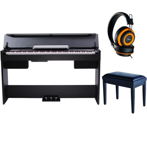 Medeli CDP 5000 B Set - Pianoforte Digitale Nero / Panca / Cuffie