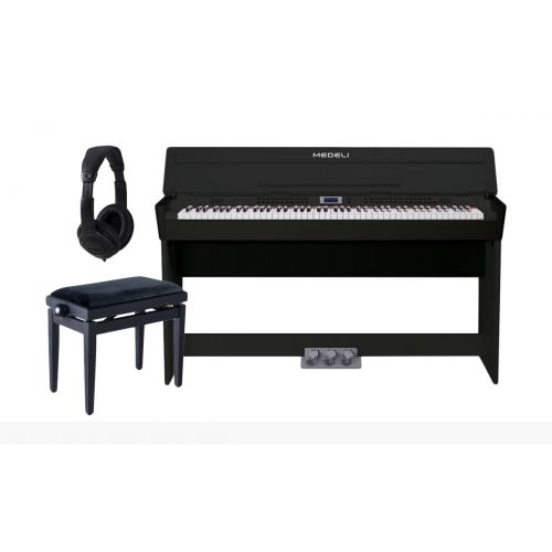 Medeli CDP 6200 B Set - Pianoforte Digitale / Panca / Cuffie