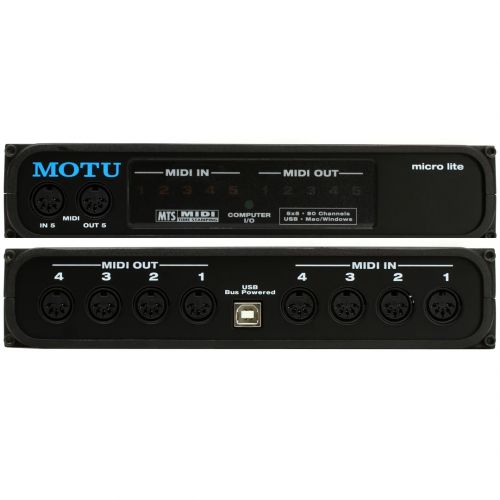 Motu Micro Lite - Interfaccia Audio MIDI USB 5 In/5 Out