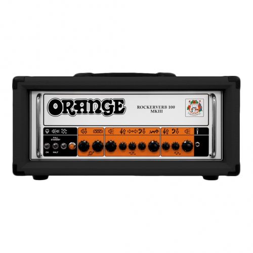 Orange Rockerverb 100H MKIII Black - Testata Valvolare 100W