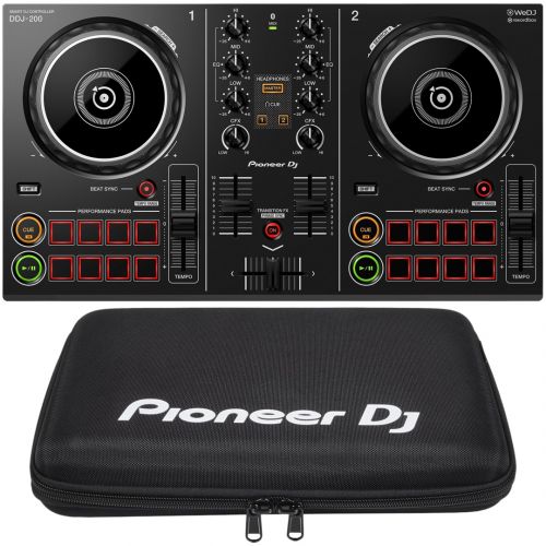 Pioneer DDJ 200 Controller DJ 2Ch per Pc Mac Android e iPhone con Borsa