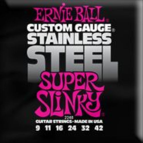 0 ERNIE BALL - 2248 - Stainless Steel Super Slinky