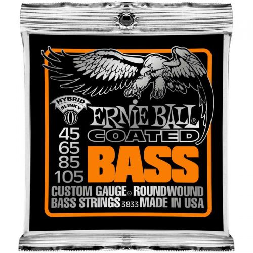 Ernie Ball 3833 Hybrid Slinky Bass Coated 045-105