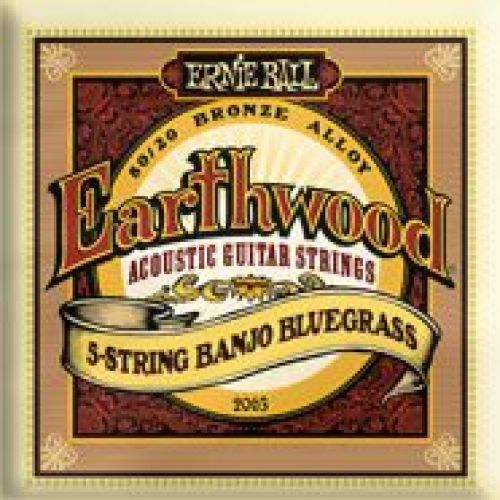 0 ERNIE BALL - 2063 - Earthwood 5-String Banjo Bluegrass .009-.011-.013-.020w-.009